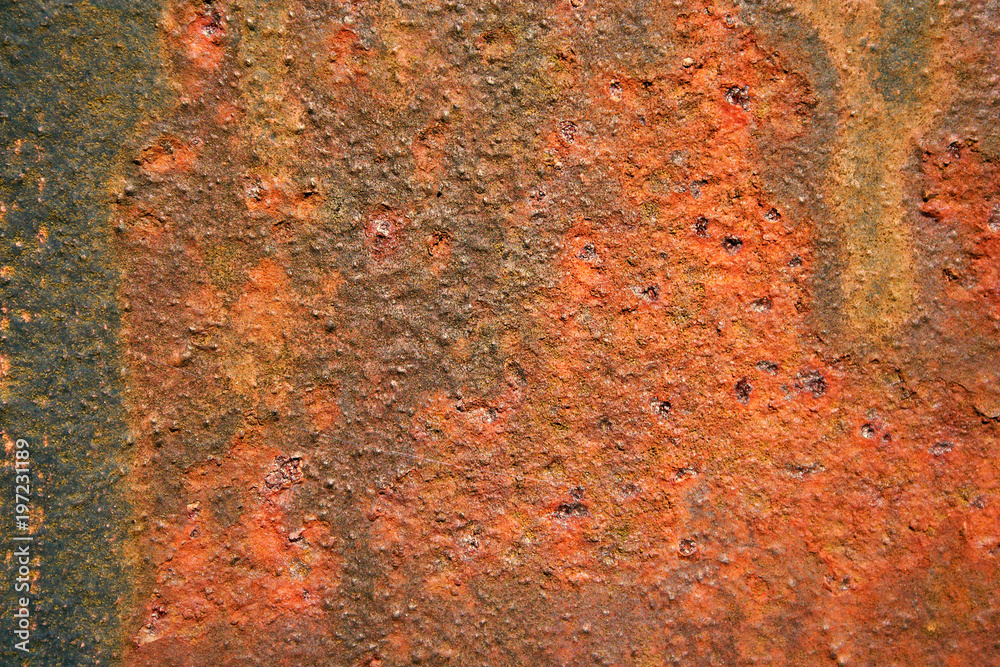 Strong structure and intense color on rusty metal, abstract background. Strong structure and intense color on rusty metal, abstract background.