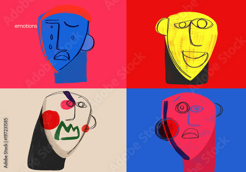 Фотография Basic human emotions