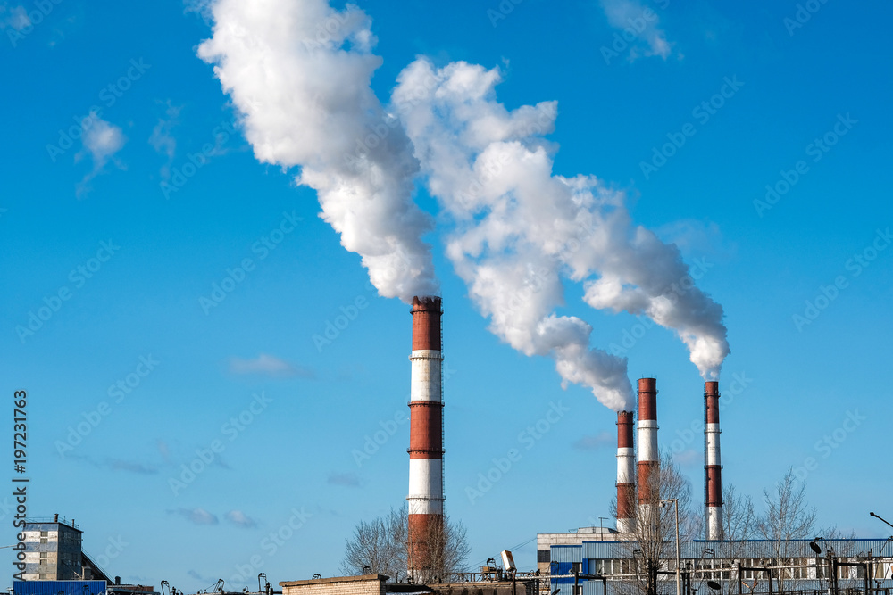 thick smoke belching from factory chimneys thick smoke belching from factory chimneys