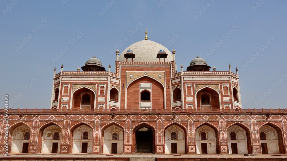 Obraz premium Humayun Mausoleum in Delhi, Indien - Mogularchitektur