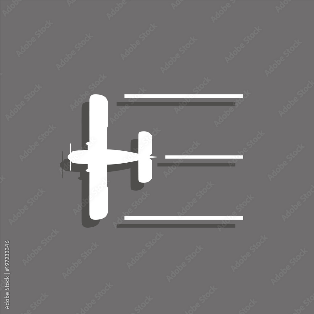 Sports sign. Competitions sport aircraft. Vector icon. Sports sign. Competitions sport aircraft. Vector icon.