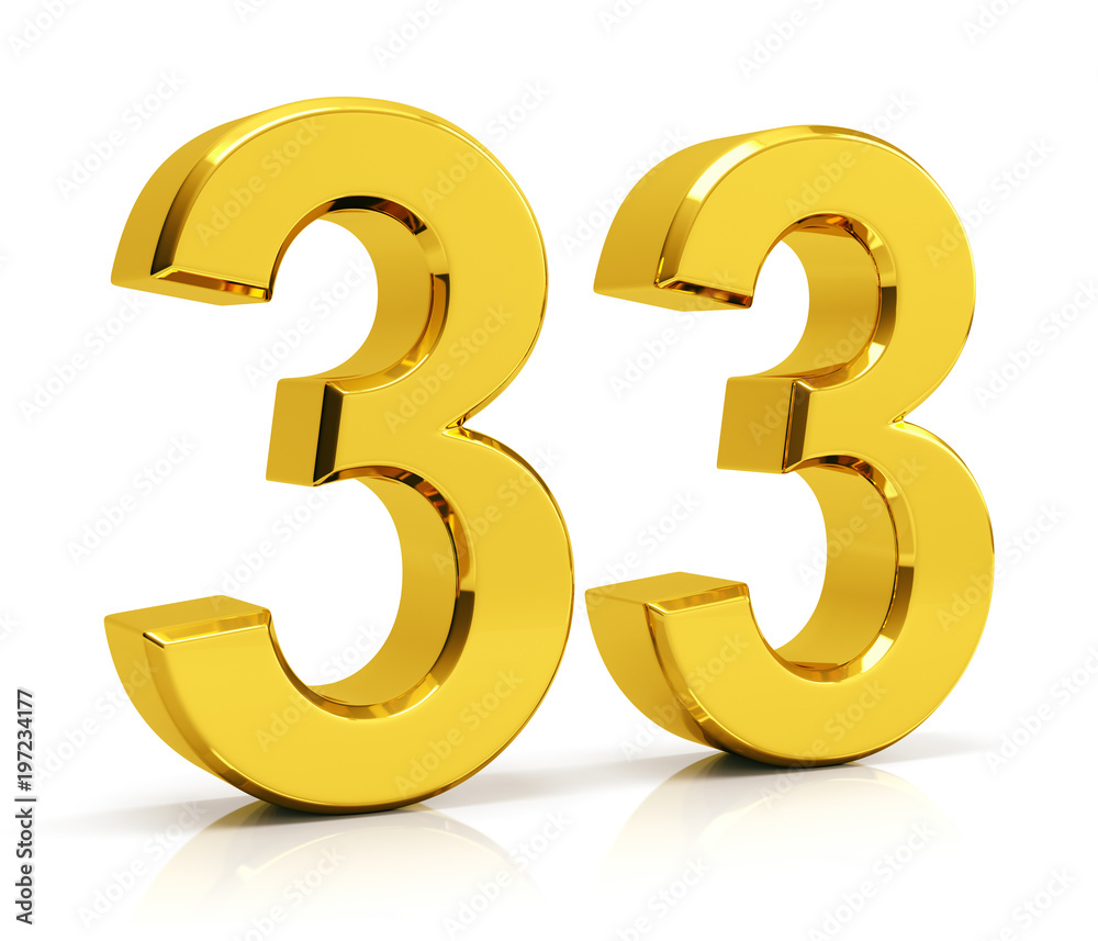 Number 33 Number 33
