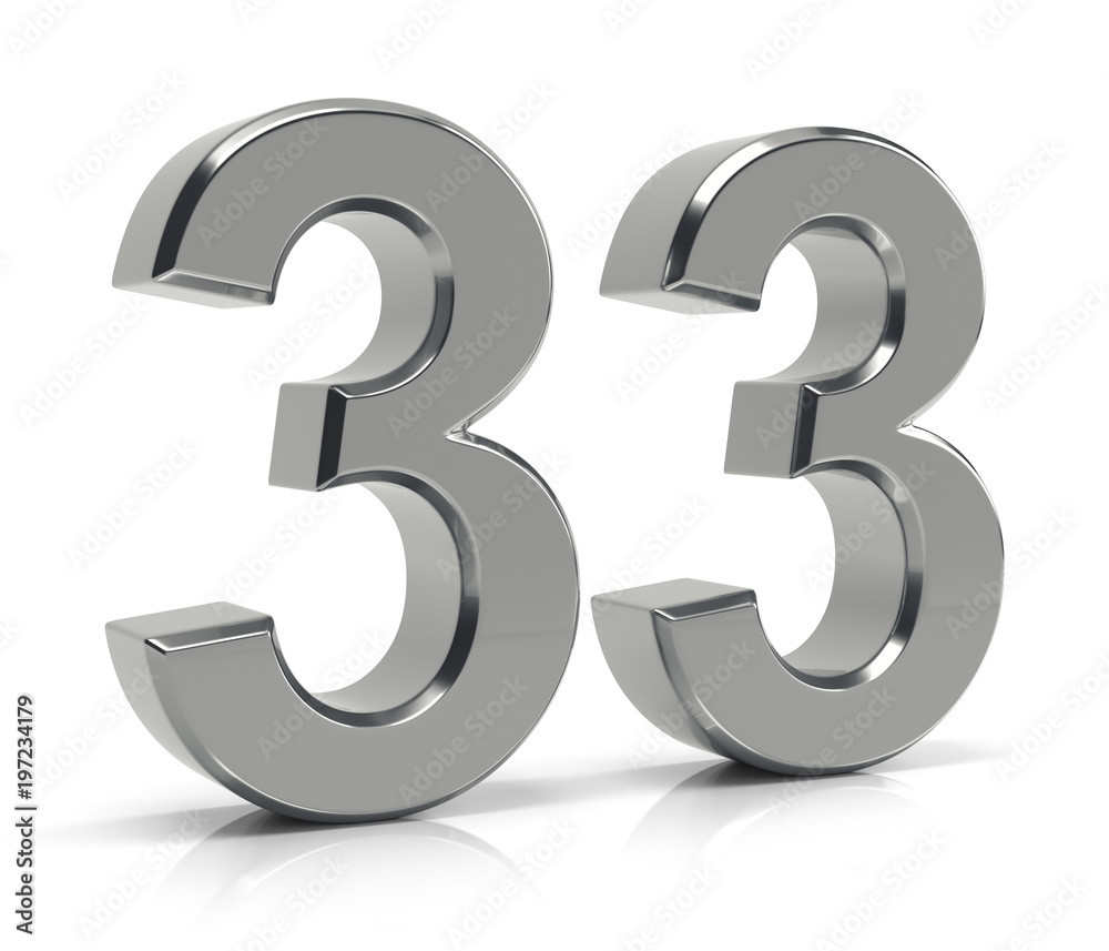 Number 33 Number 33