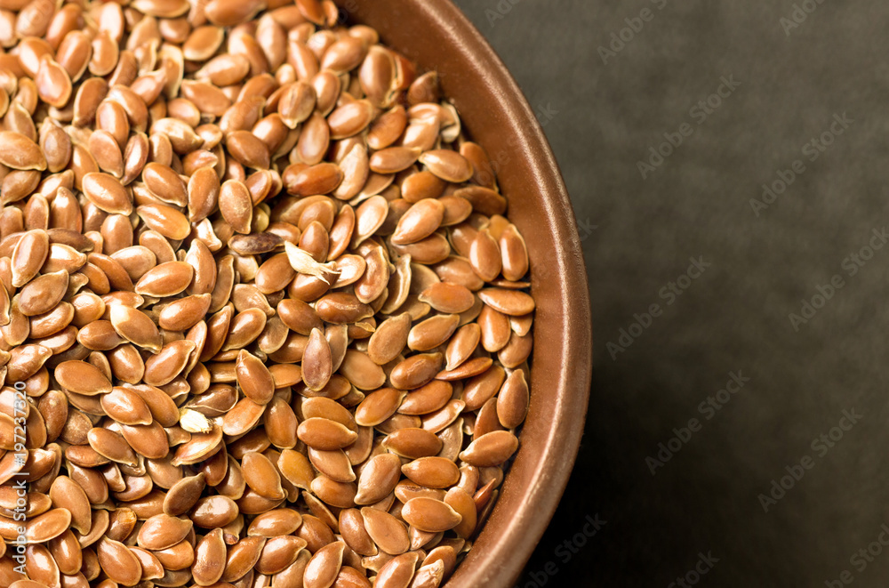 Flax seed. Flax seed.