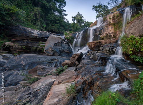 Mae Klang Waterfall, Doi Inthanon national park , Chiang mai ,Thailand photo