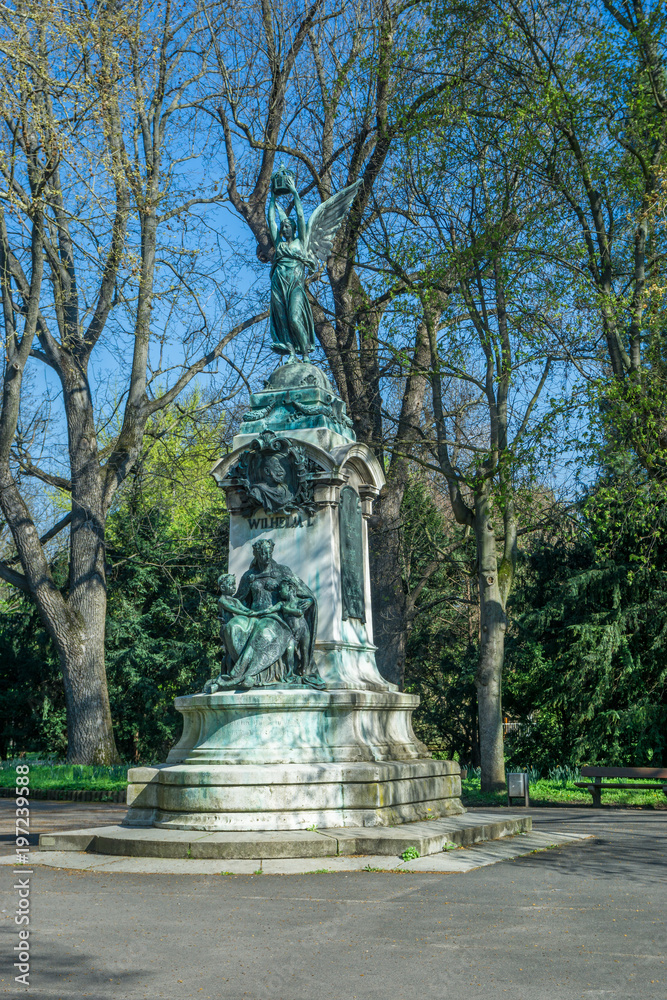 Kaiser-Wilhelm-Denkmal im Alten Friedhof in Heilbronn