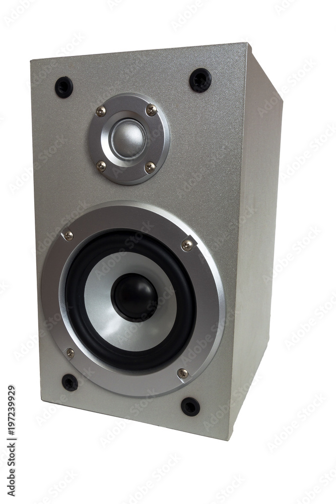 Music column on a white background Music column on a white background