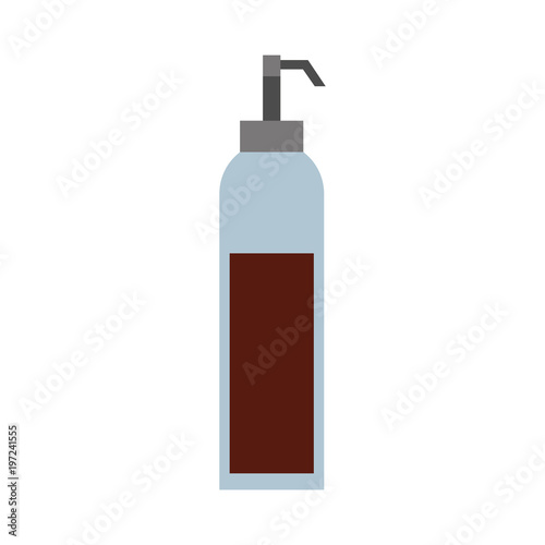 dispenser of sauce ingredient condiment vector illustration