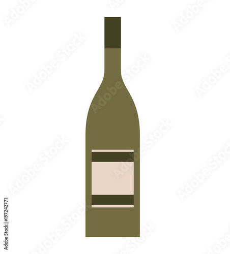 alcohol drink liquor bottle image vector illustration