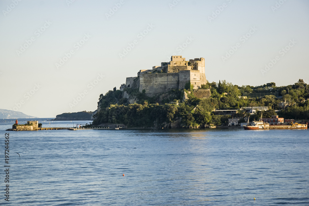 Aragon castle at Baia, Pozzuoli, Naples Aragon castle at Baia, Pozzuoli, Naples