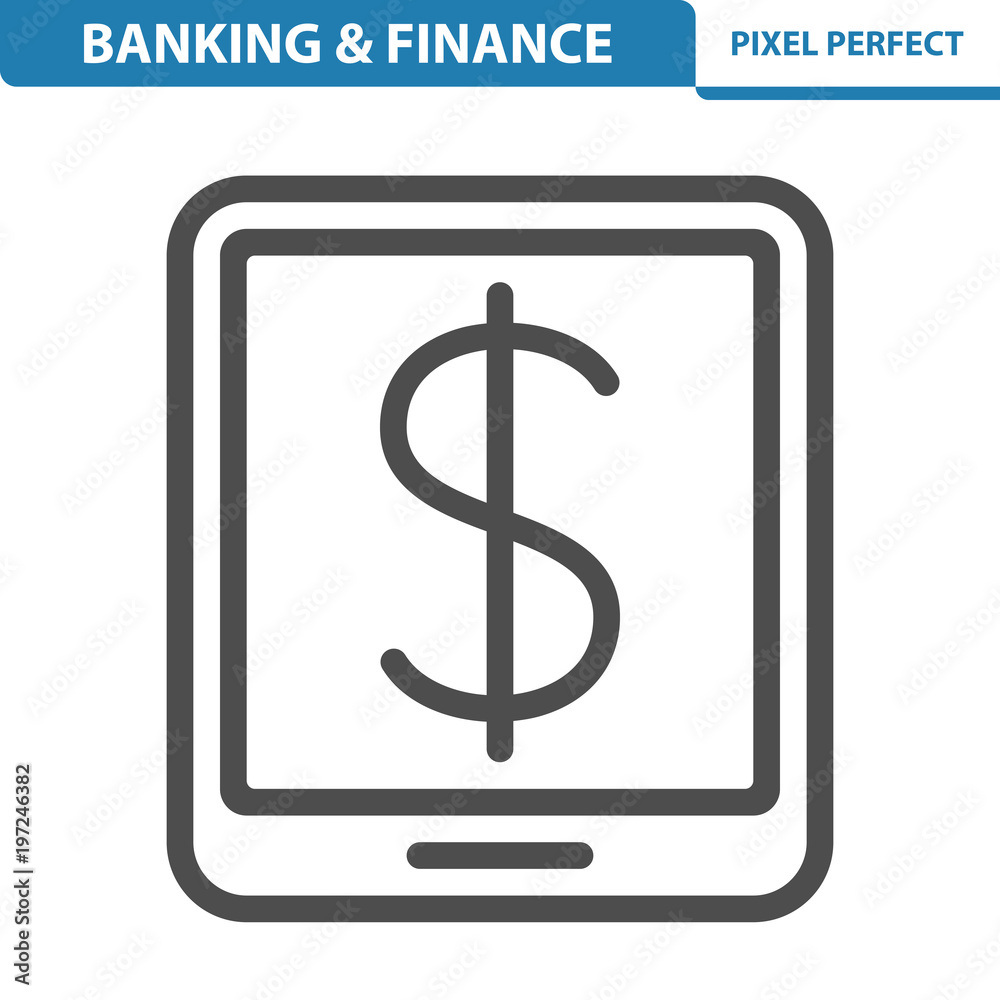 Banking & Finance Icon. EPS 8 format. Banking & Finance Icon. EPS 8 format.