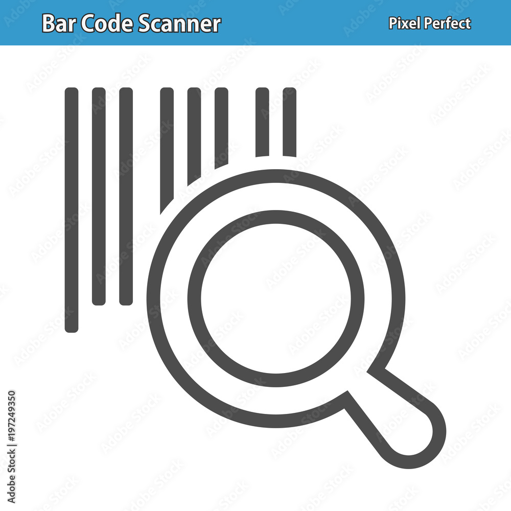 Bar Code Scanner Icon. EPS 8 format. Bar Code Scanner Icon. EPS 8 format.