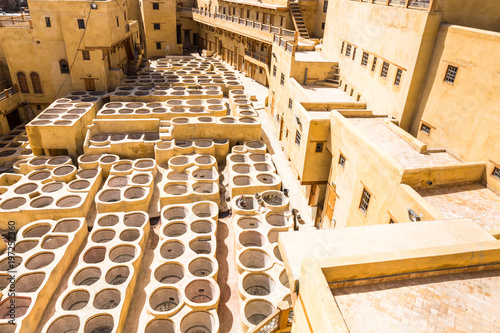 Tanneries  Medina of Fez  Morocco