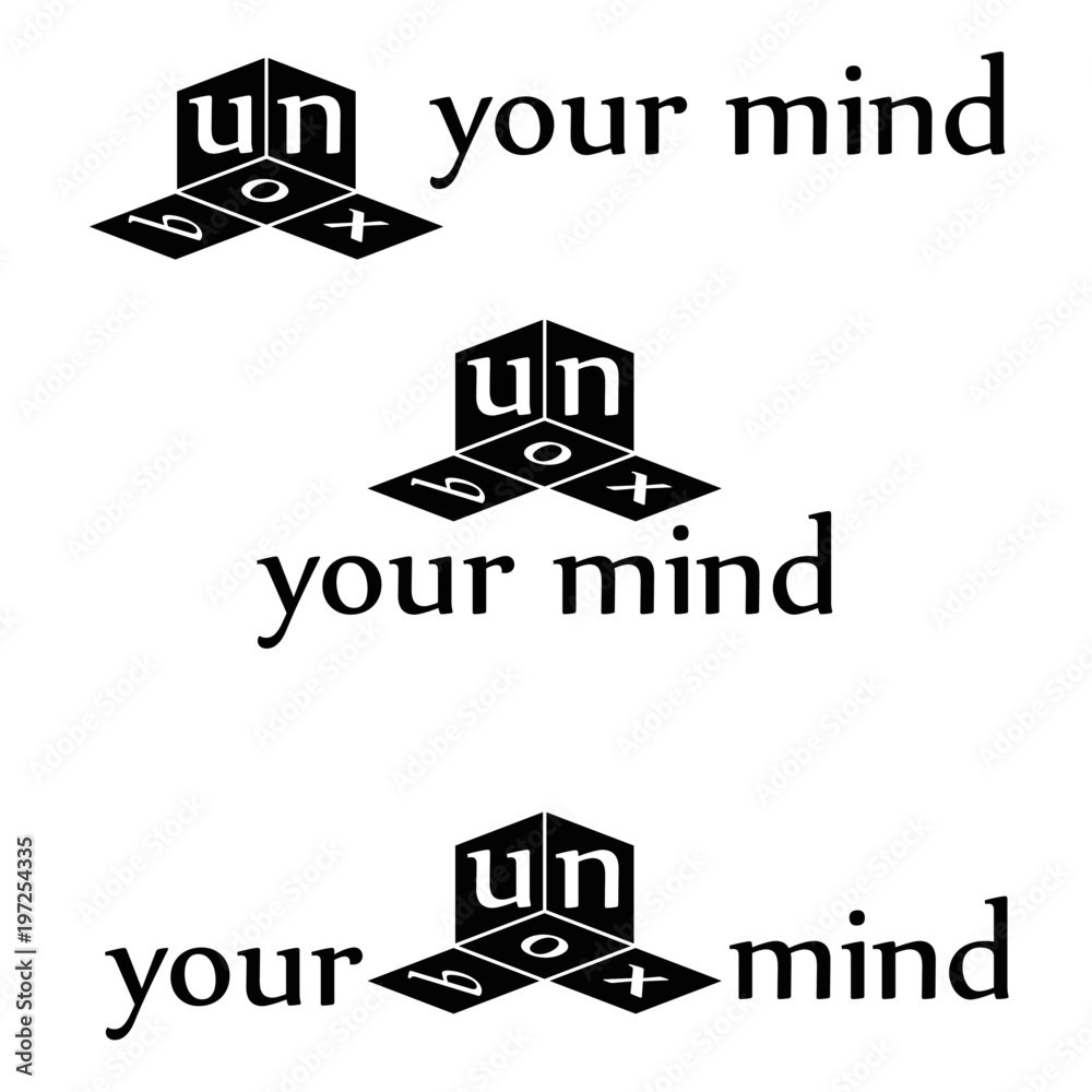 Open your mind vector