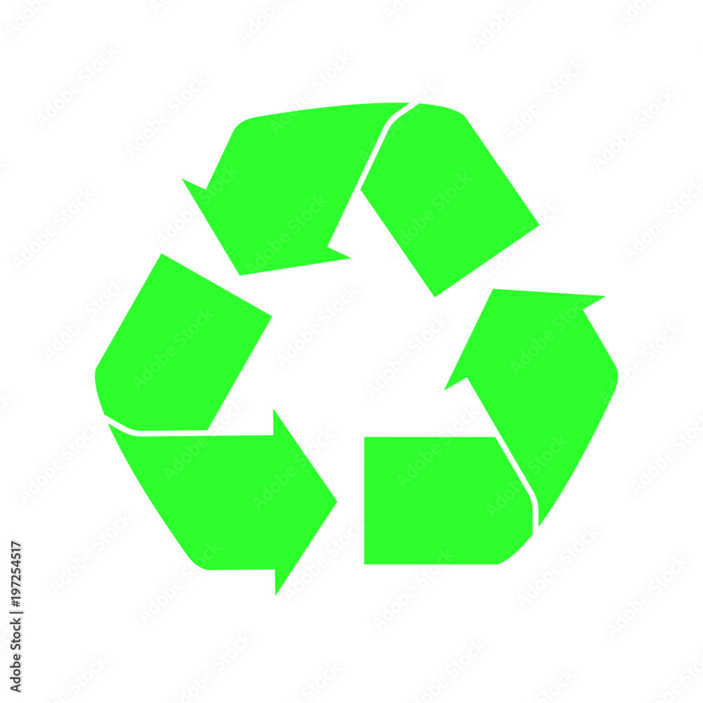 Recycle symbol. Vector