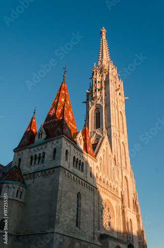 Matthias church at Buda in Budapest