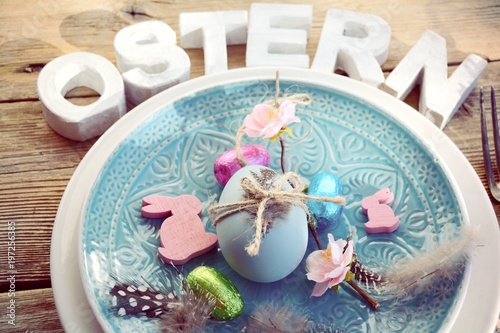 Ostern Hintergrund - gedeck...