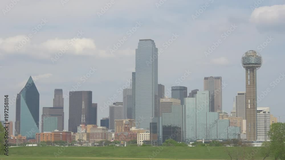 Dallas on a cloudy day