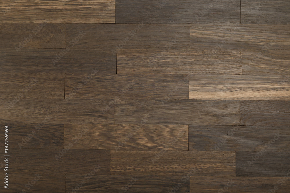 Oak old perennial dark parquet, wood texture Oak old perennial dark parquet, wood texture