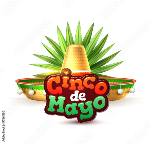 Vector cinco de mayo mexican party poster banner