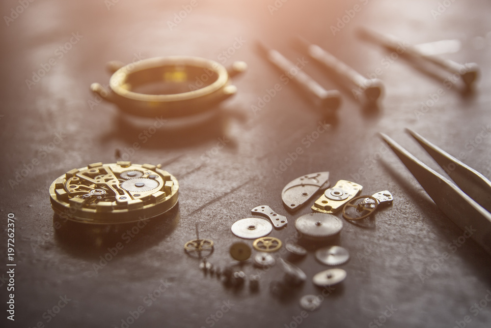 Watchmaker's workshop, watch repair Watchmaker's workshop, watch repair