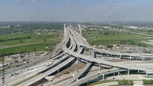 Aerial view of Margaret Mcdermott Bridge photo