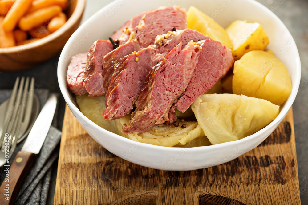 Corned beef and cabbage