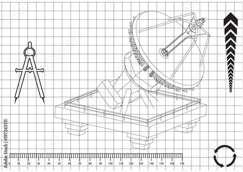 3d model of an antenna