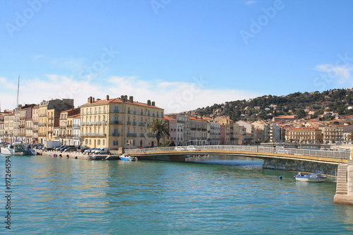 La ville maritime de Sète, la petite Venise Languedocienne, Hérault, Occitanie, France 