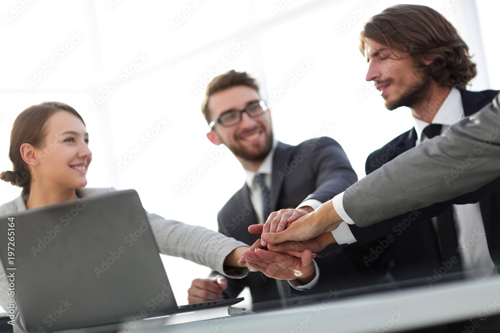 Fototapeta premium Successful entrepreneurs working in a team