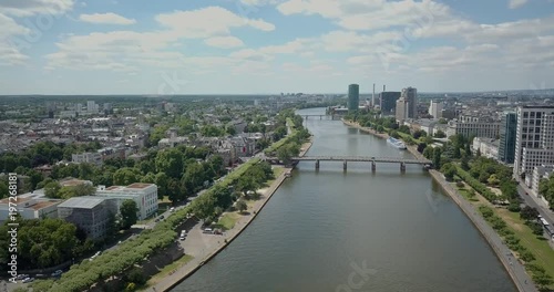 Wallpaper Mural Frankfurt am Main aerial view Torontodigital.ca