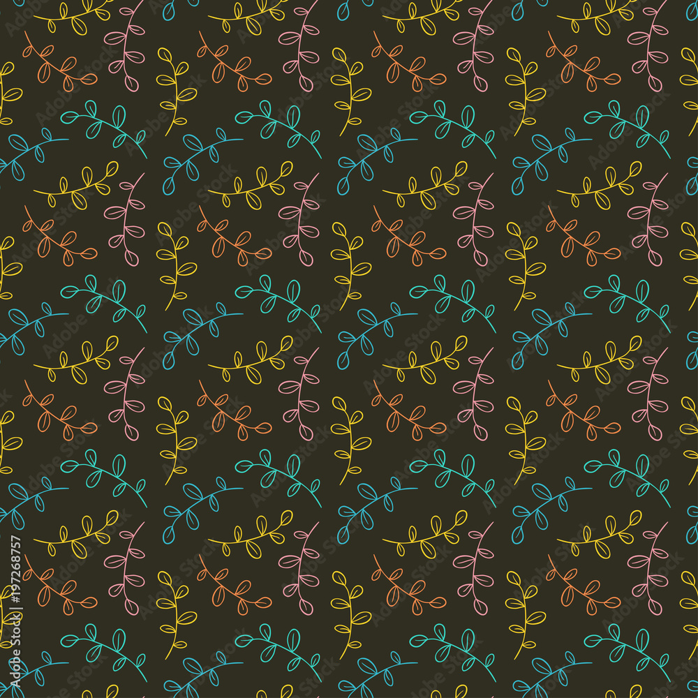 Floral seamless pattern. Spring vector background. Textile print, linen ornament or packaging design. Floral seamless pattern. Spring vector background. Textile print, linen ornament or packaging design.