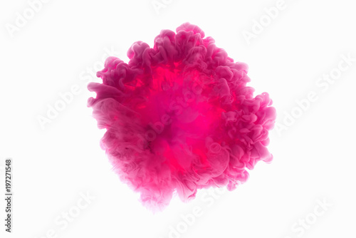 Color drop in water, photog...