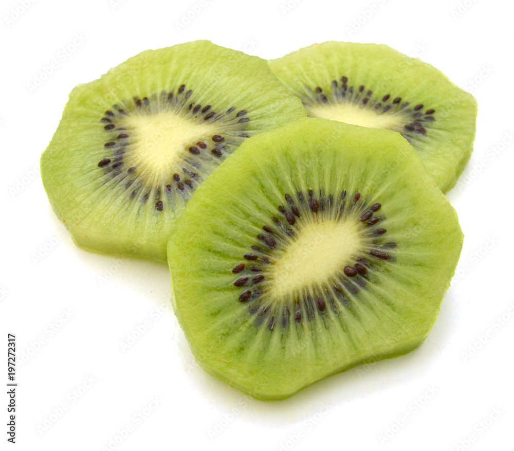 sliced ripe kiwi isolated on white sliced ripe kiwi isolated on white