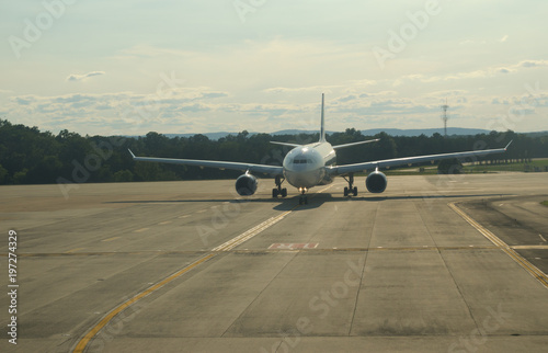 Aircraft at runway
