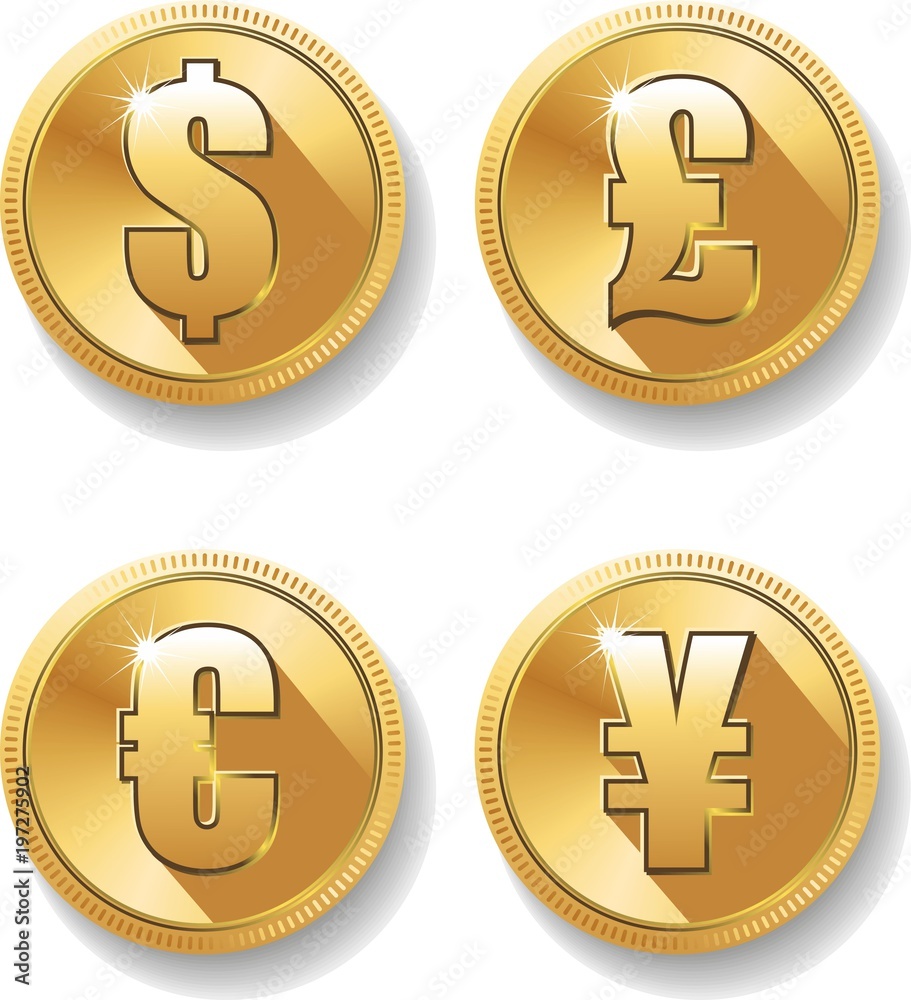 Currency Symbols Set Currency Symbols Set