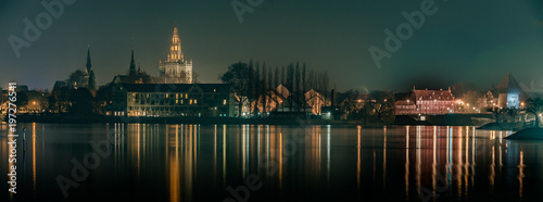 Church of Constance mirroring in the water