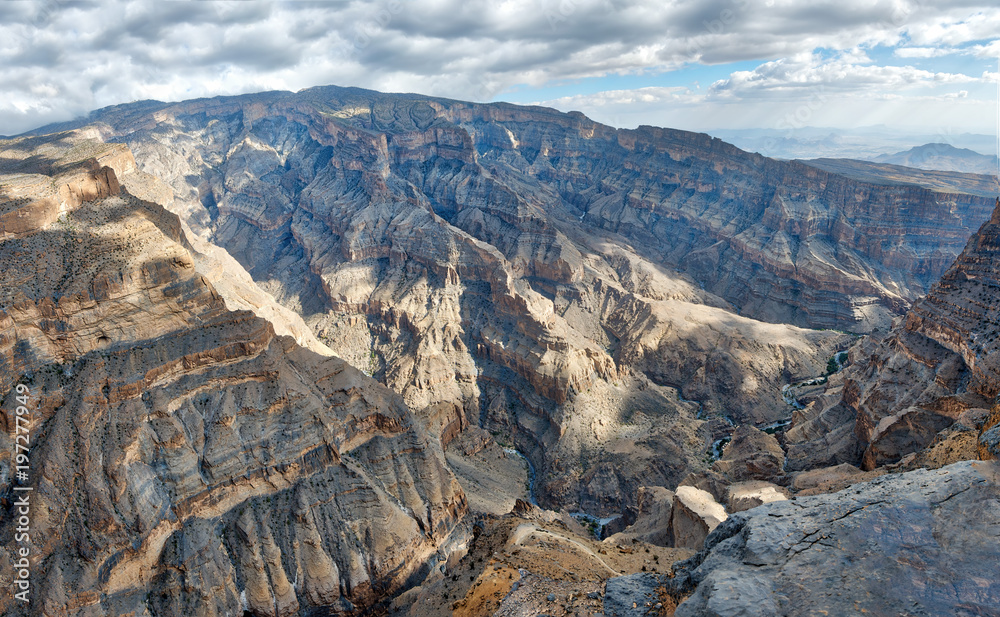Al Hajar Mountains in Oman
