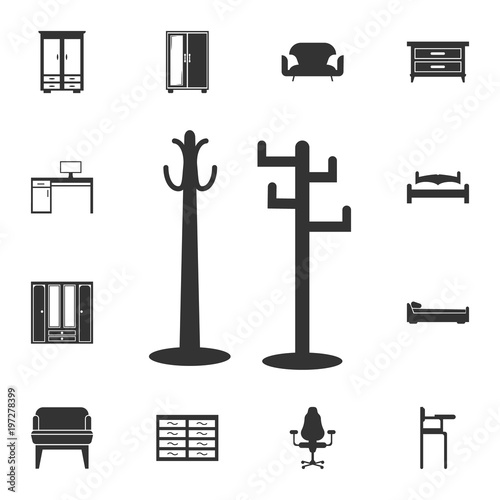 coat stand icon. Detailed set of furniture icons. Premium quality graphic design. One of the collection icons for websites, web design, mobile app