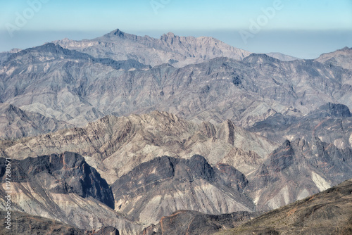 Al Hajar Mountains in Oman