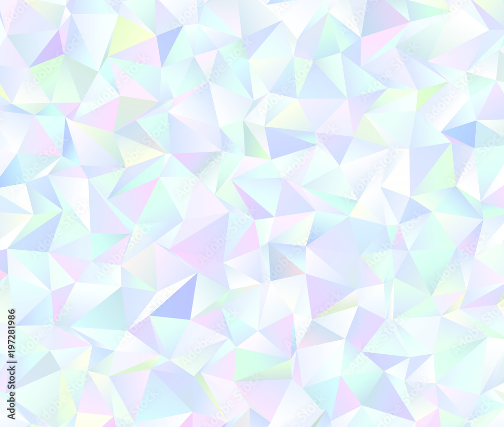 Obraz premium Abstract spectacular low poly beautiful floral mosaic background.