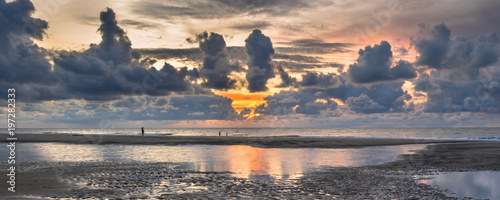 Sunset View over North Sea photo