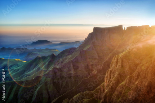 Drakensberg Amphitheatre in South Africa photo