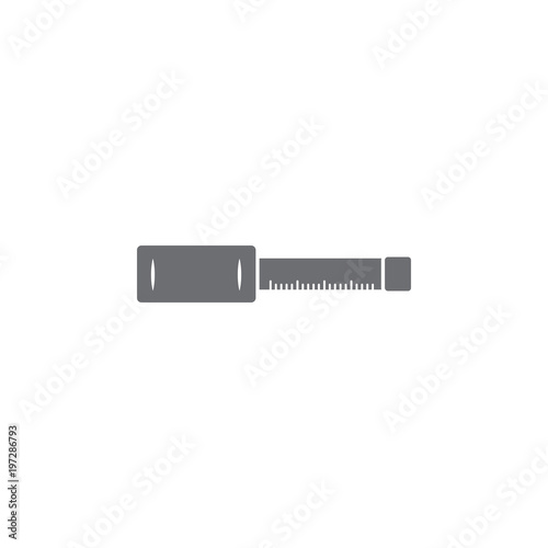 yardstick icon. Simple element illustration. yardstick symbol design template. Can be used for web and mobile