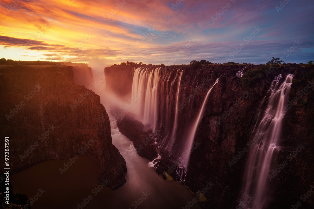 Victoria Falls in Zambia and Zimbabwe