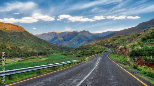 Summer Mountains in Lesotho