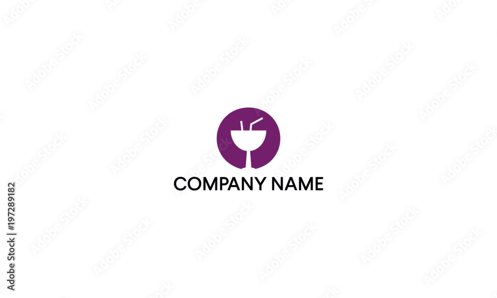 Obraz premium Drinking logo design