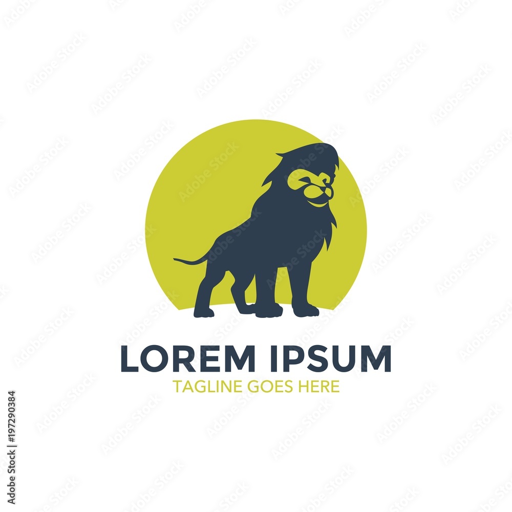 lion logo. vector illustration. unique lion logo. vector illustration. unique