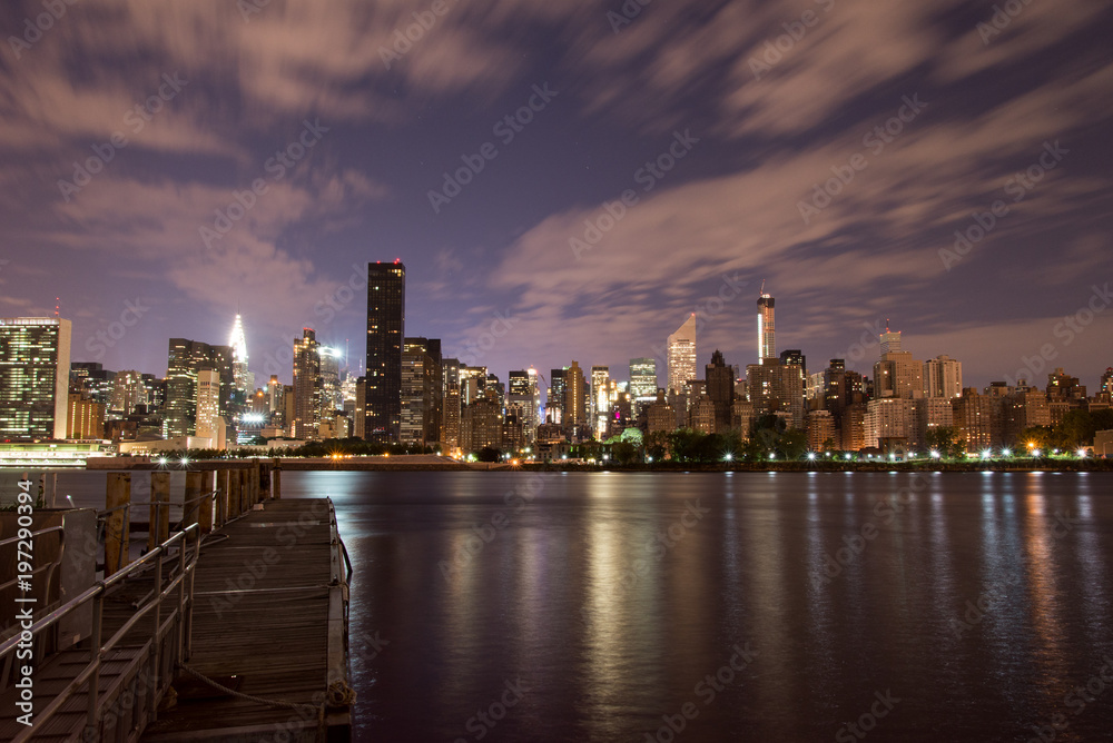 Obraz premium Manhattan nightscape