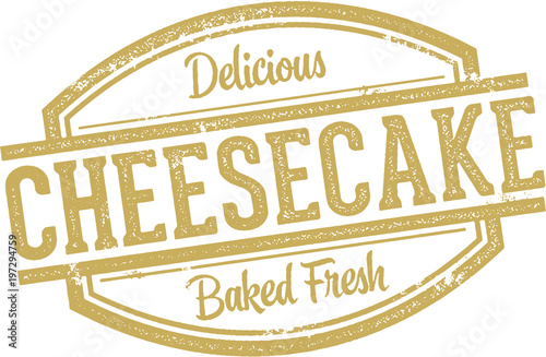 Cheesecake Dessert Restaurant Menu Sign
